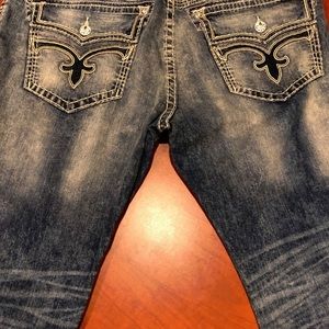 NEW MEN'S ROCK REVIVAL "NATE" STRAIGHT JEAN